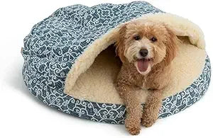 Luxury Orthopedic Cozy Cave Pet Bed Showdog Collection Extra Large Merlin Linen