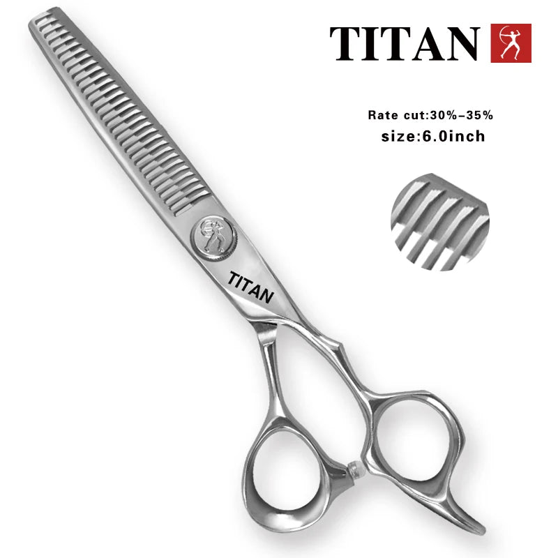 Titan 6inch cut well hair dressing professional barber hair scissors for hair
