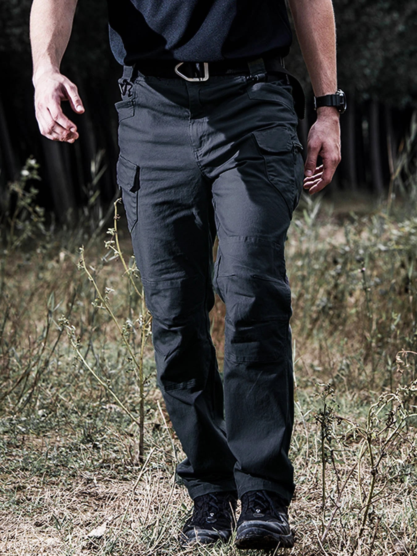 Military Tactical Pants Cargo Men Waterproof Trousers Casual Pants Wear-resistant Multi-pocket Outdoor Hiking Work Trousers Male