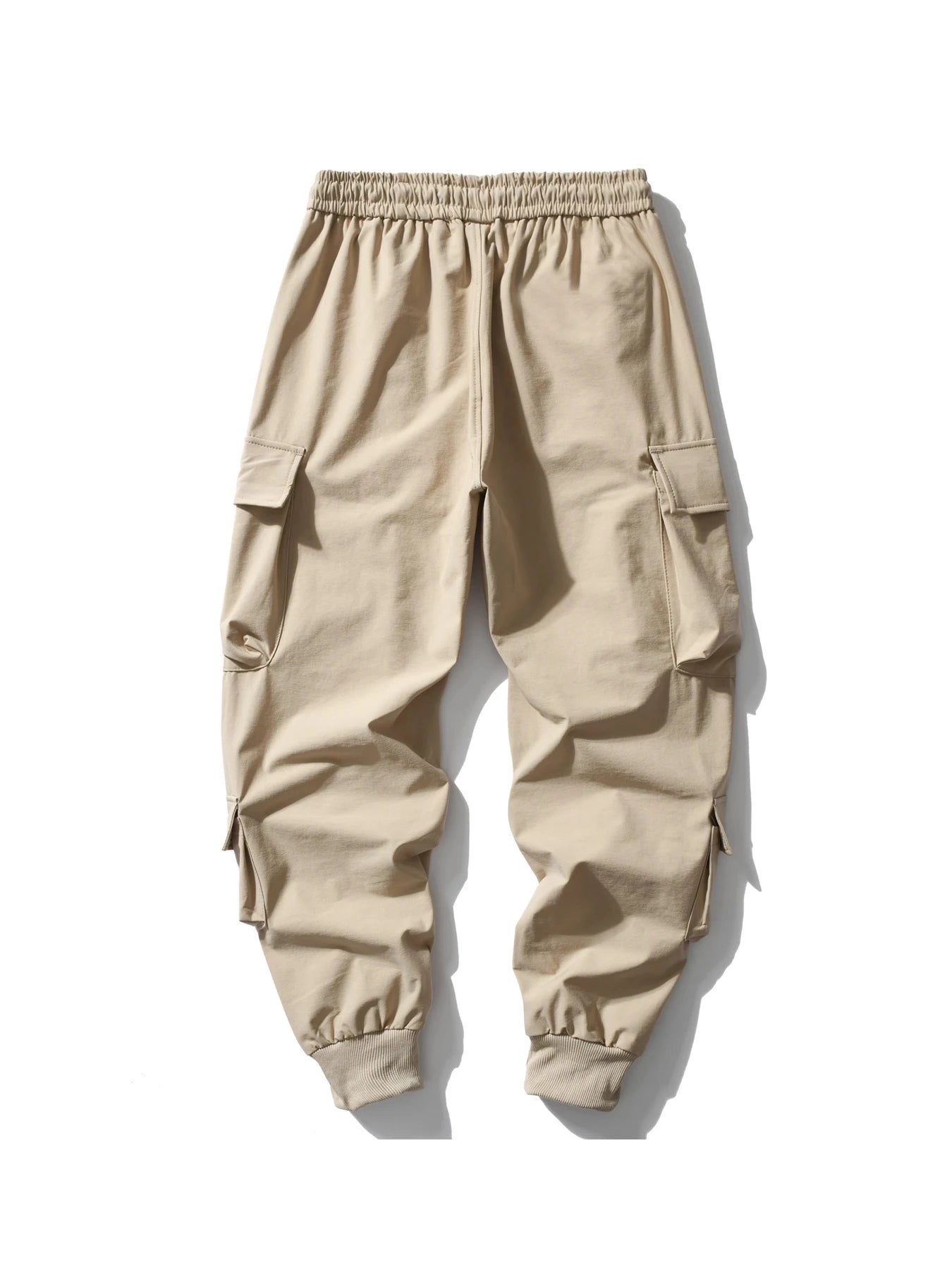 Cargo Pants For Men Male Casual Loose Straight Leg Workwear Pants With Pockets Stirped Texture Fashionable Bottoms