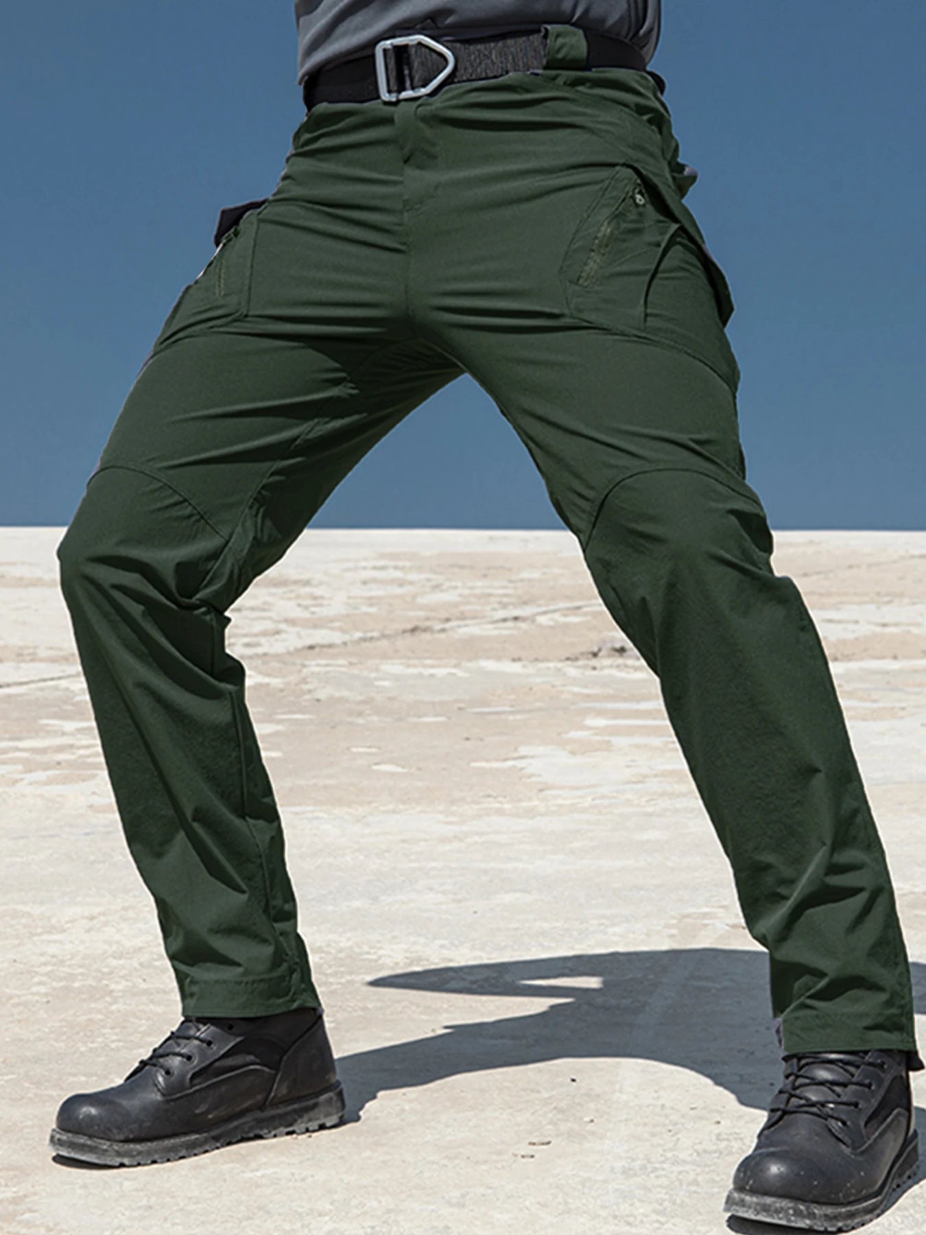 Military Tactical Pants Cargo Men Waterproof Trousers Casual Pants Wear-resistant Multi-pocket Outdoor Hiking Work Trousers Male