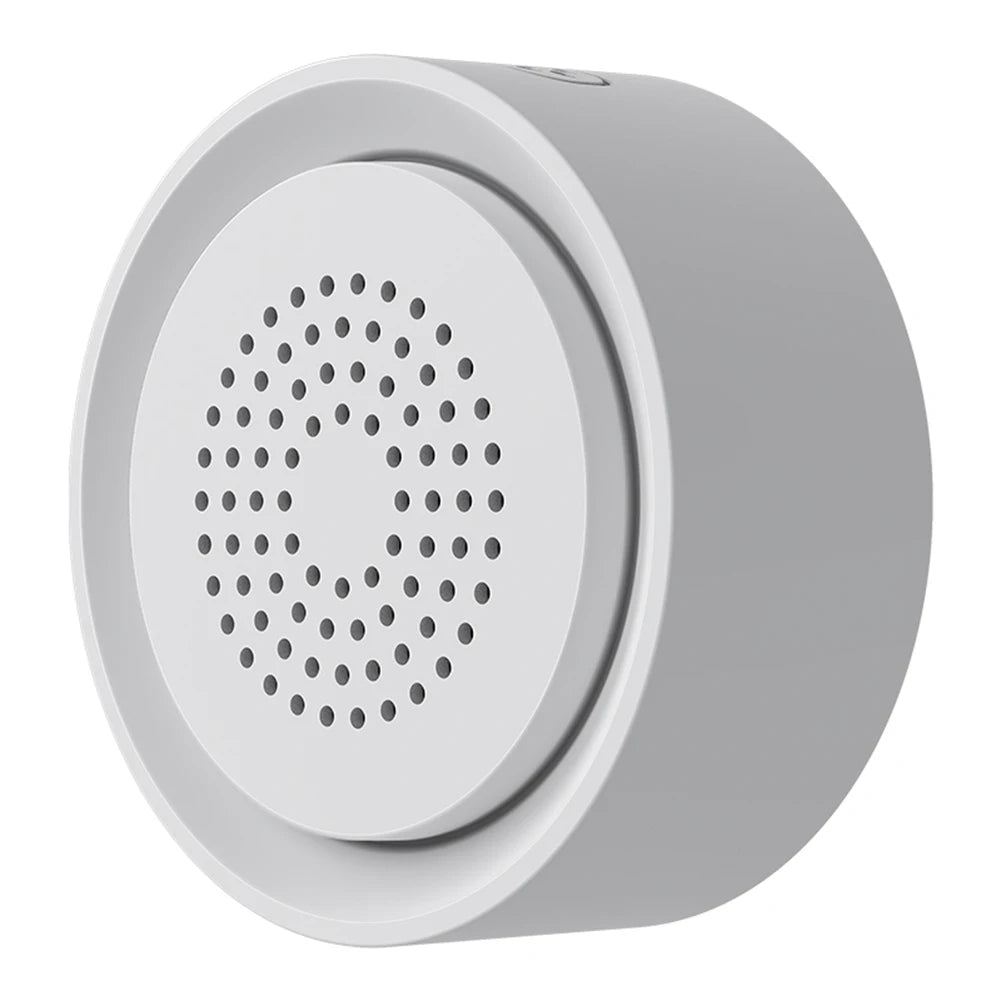 Usb Sound Light Alarm 90db Temperature Humidity Detection Siren Tuyasmart Button Battery Powered Home Security Protection System