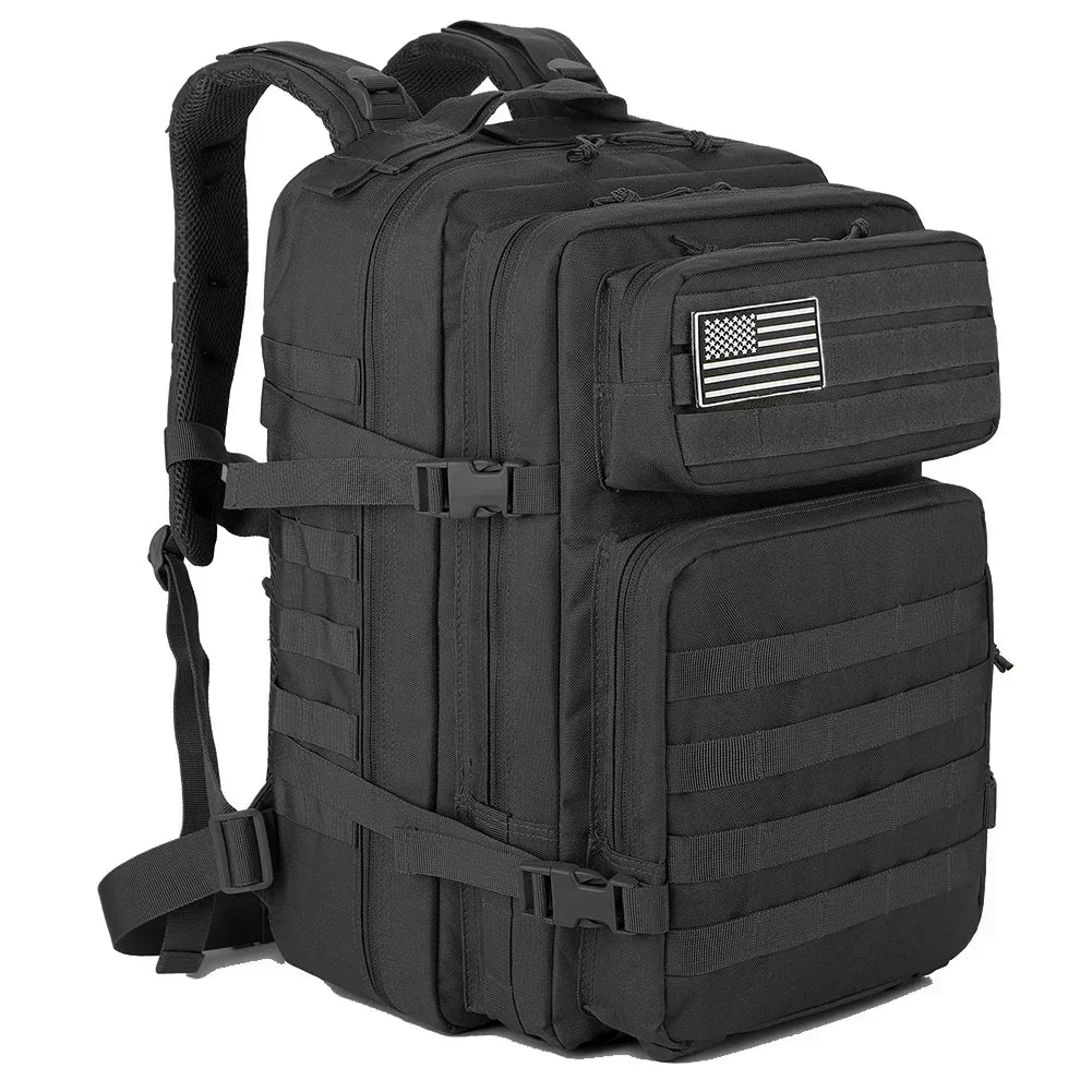 45L Hunting Large Capacity Outdoor Tactical Backpack for Men and Women 3 Day Gym Hiking Bag for Trekking Camping Daypack