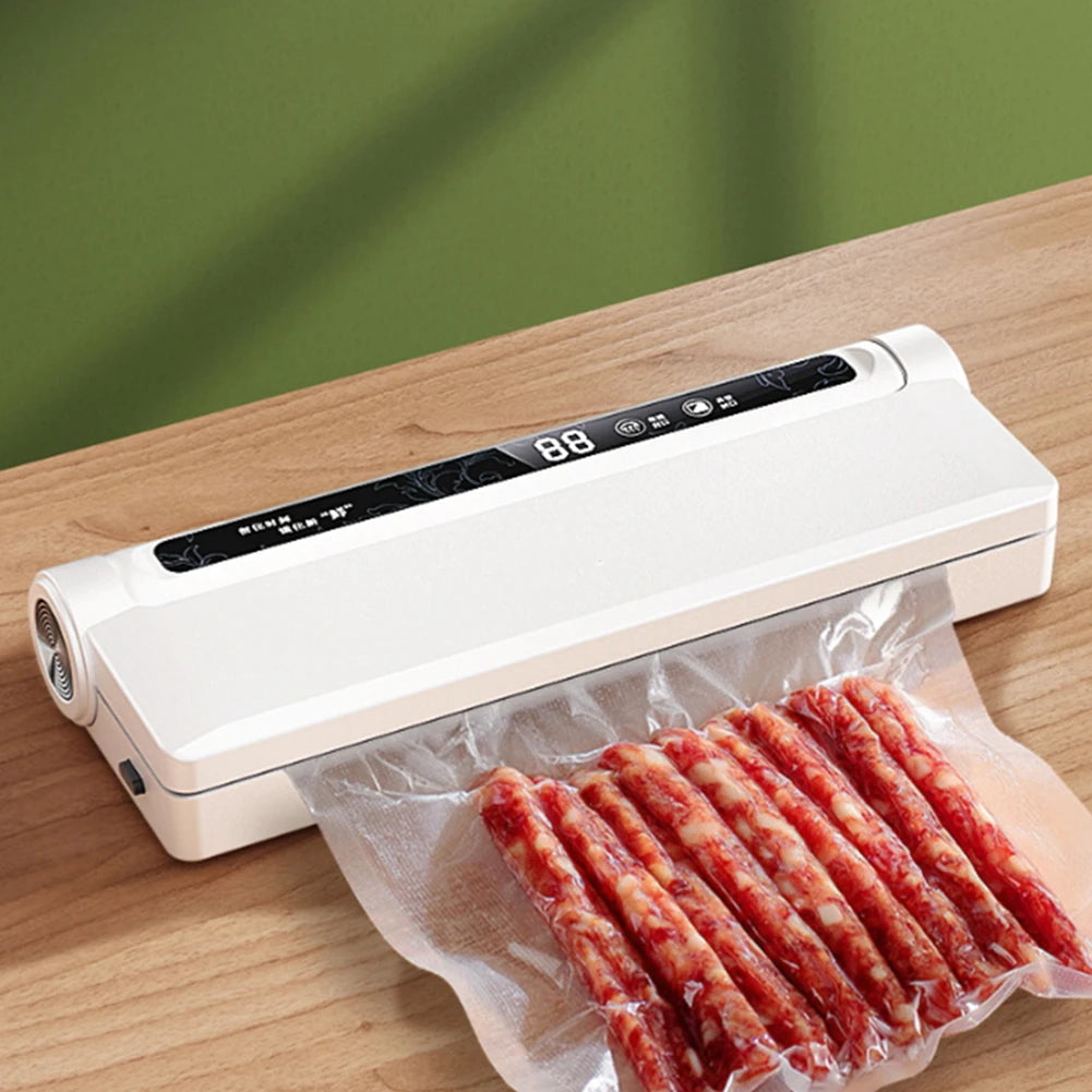 Food Vacuum Sealer Machine One Click Intelligent Operation with 20 Bags Strong Suction Power for Food Storage