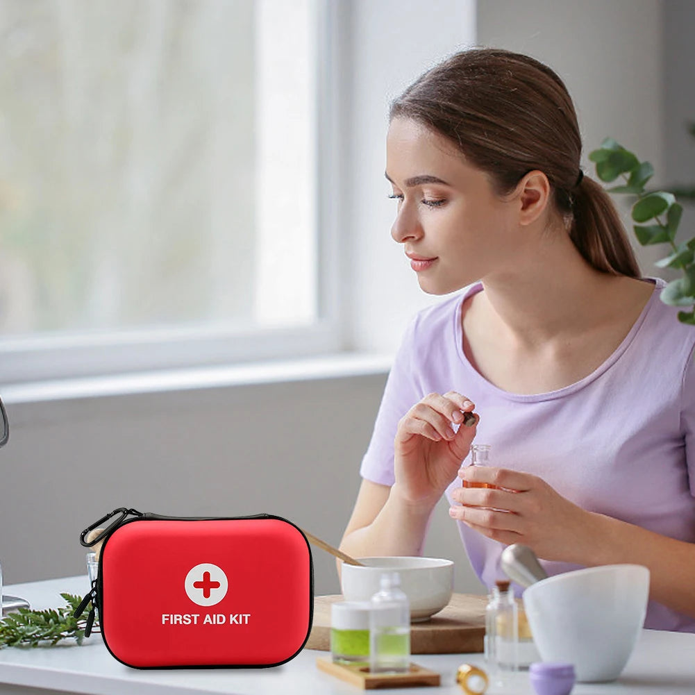 Home Medical Emergency Portable First Aid Kit Bag Empty Waterproof Small Travel Camping Outdoor Household