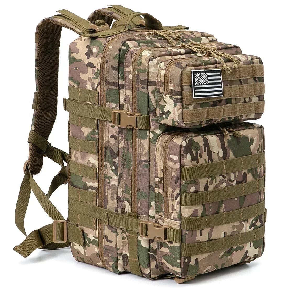 45L Hunting Large Capacity Outdoor Tactical Backpack for Men and Women 3 Day Gym Hiking Bag for Trekking Camping Daypack