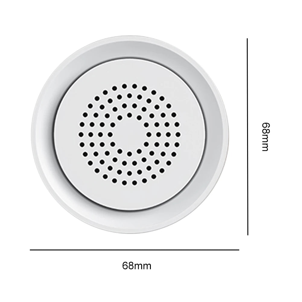 Usb Sound Light Alarm 90db Temperature Humidity Detection Siren Tuyasmart Button Battery Powered Home Security Protection System