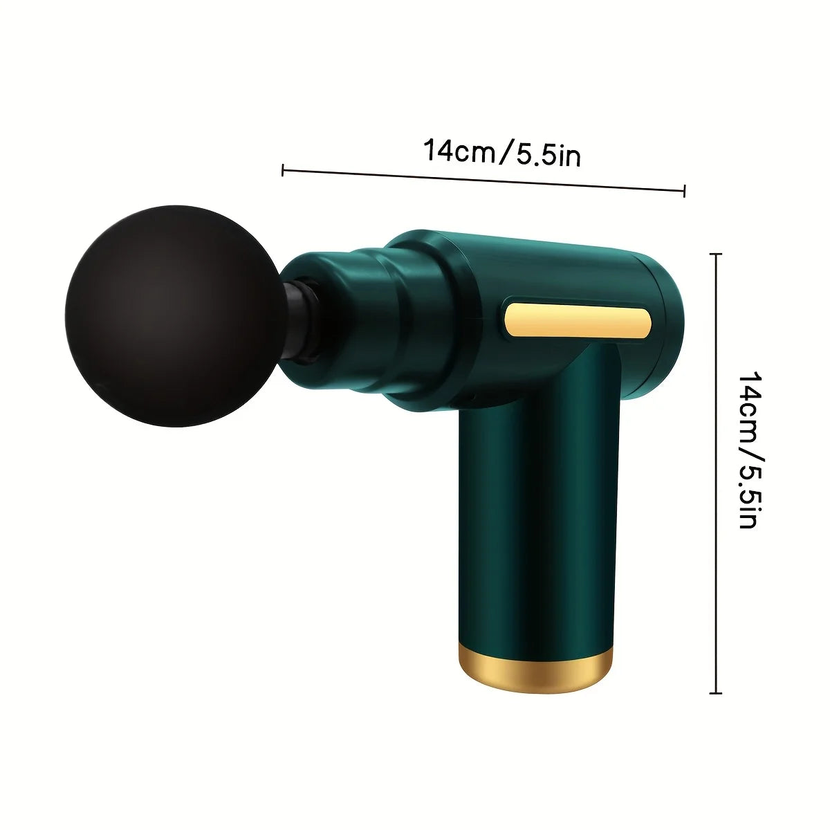 Long Endurance Type-C Electric Massager With Six Adjustable Levels Silent Multifunctional Fascia Gun