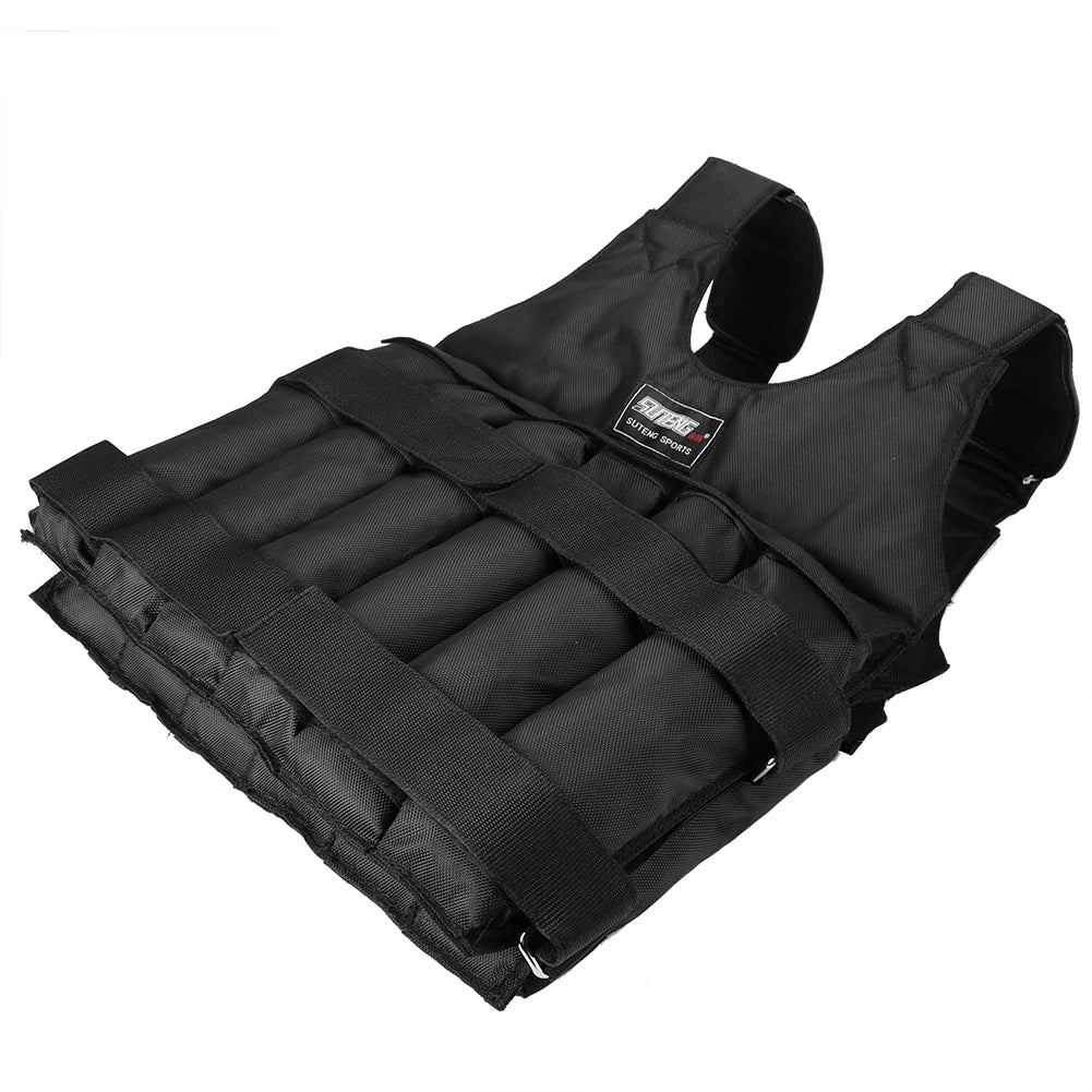 Loading Weighted Vest Adjustable Weight Training Jacket for Boxing Fitness Equipment