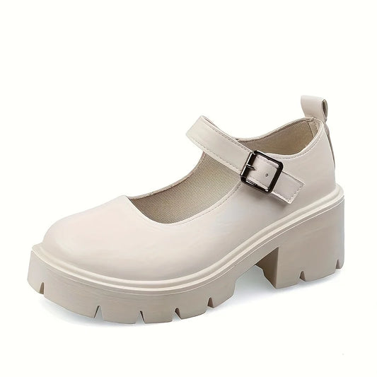 Lolita Shoes Women Japanese Mary Jane Shoes Women Vintage Girls Students JK Uniform High Heel Platform Shoes Cosplay Plus Size
