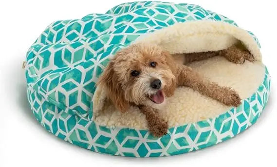 Luxury Orthopedic Cozy Cave Pet Bed Showdog Collection Extra Large Merlin Linen