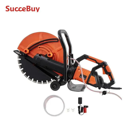 SucceBuy Electric Concrete Saw 15A Motor Circular Saw Cutter with Max. 6in Adjustable Cutting Depth  Wet Disk Saw Cutter Brick