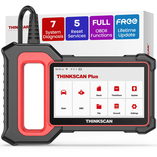 Thinkscan Plus S7/S6/S5/S4 Diagnostic Tools Diagnose 7 System 5 Reset Free Lifetime Autotools Car Obd2 Scanner Code Reader Tools