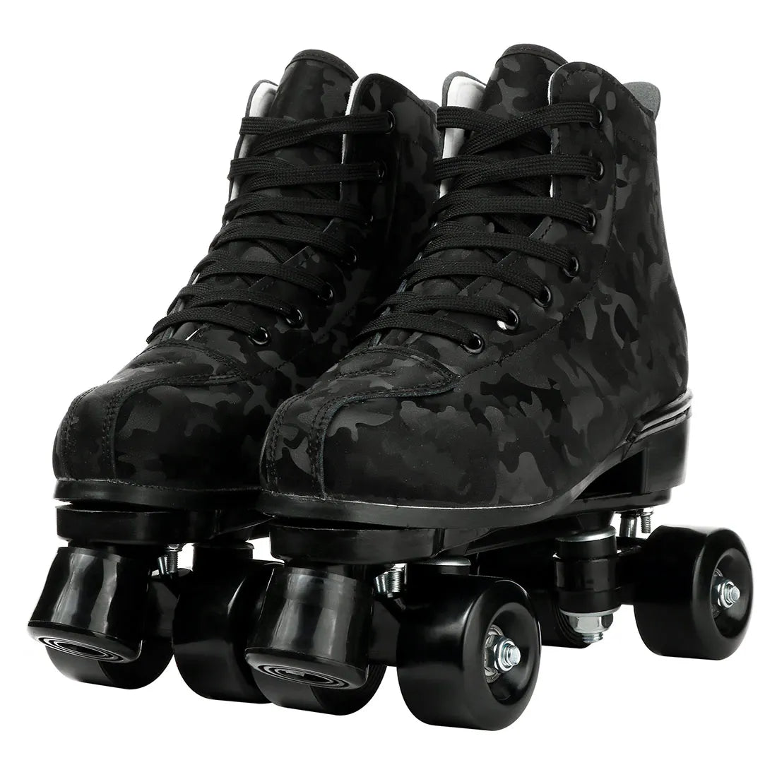 Double-Row Roller Skates Beginner Women Men Outdoor Skating 4 Wheels Skate Shoes Size 37 38 39 40 41-45 Flashing Quad Sneakers