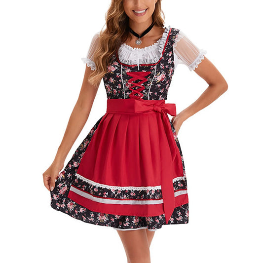 Ladies' German Beer Costume Party Costume Beer Festival Party Costume Vestido Mujer Summer Dress Robe Femmes Dress Women