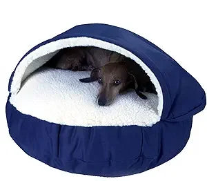 Luxury Orthopedic Cozy Cave Pet Bed Showdog Collection Extra Large Merlin Linen