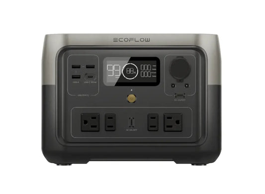 ECOFLOW Portable Power Station RIVER 2 Max 499Wh LiFePO4 Battery 1 Hour Fast Charging Up To 1000W Output