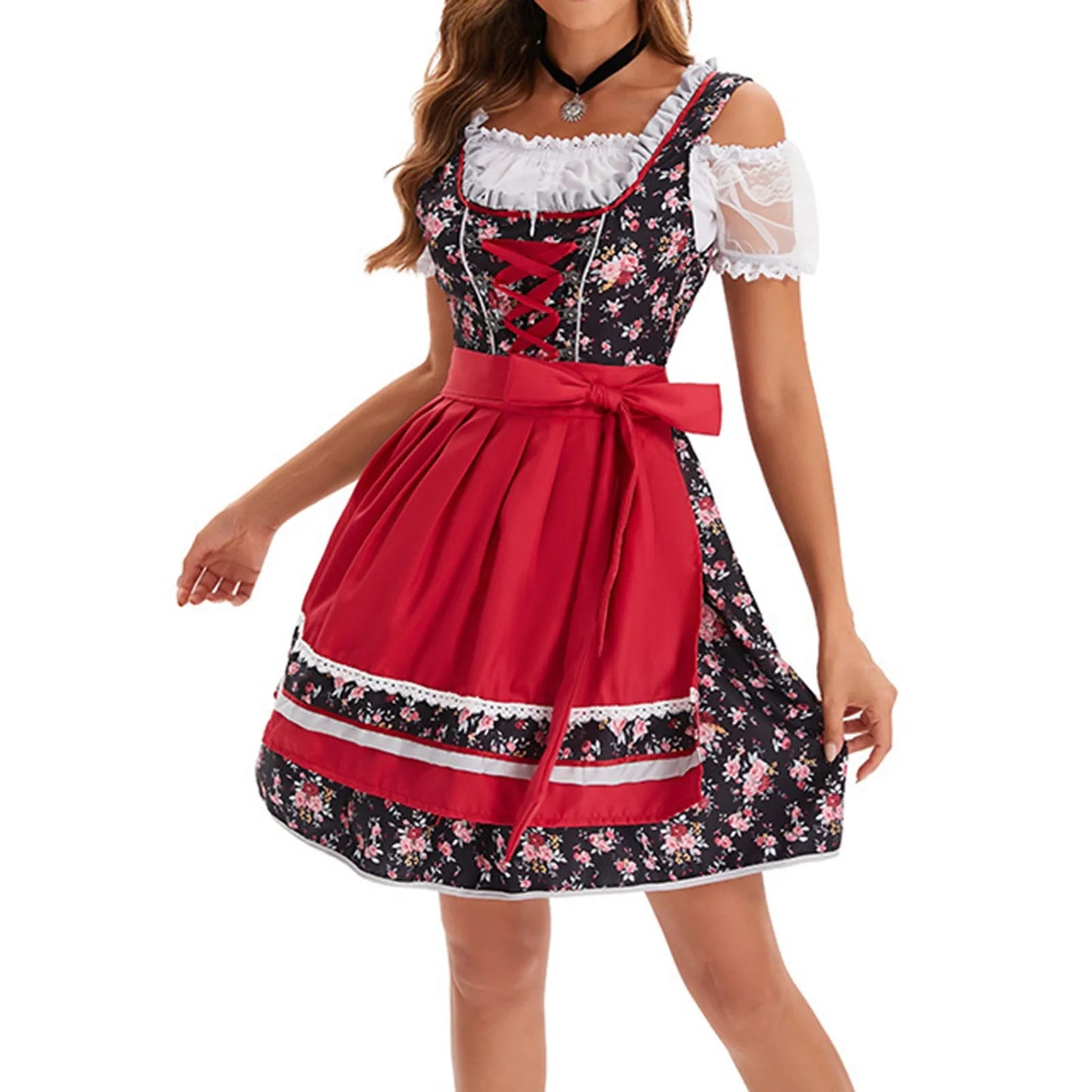 Ladies' German Beer Costume Party Costume Beer Festival Party Costume Vestido Mujer Summer Dress Robe Femmes Dress Women