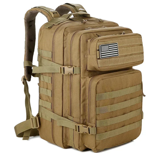 45L Hunting Large Capacity Outdoor Tactical Backpack for Men and Women 3 Day Gym Hiking Bag for Trekking Camping Daypack