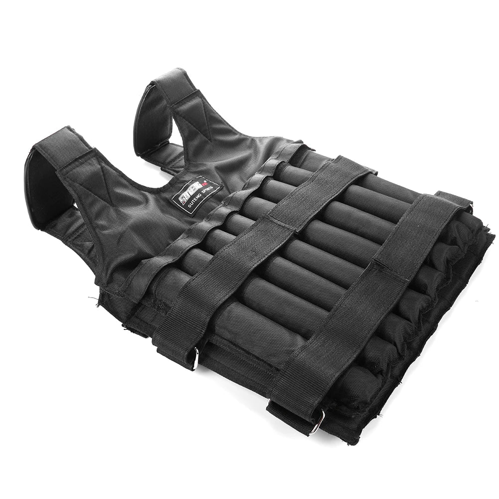 Loading Weighted Vest Adjustable Weight Training Jacket for Boxing Fitness Equipment
