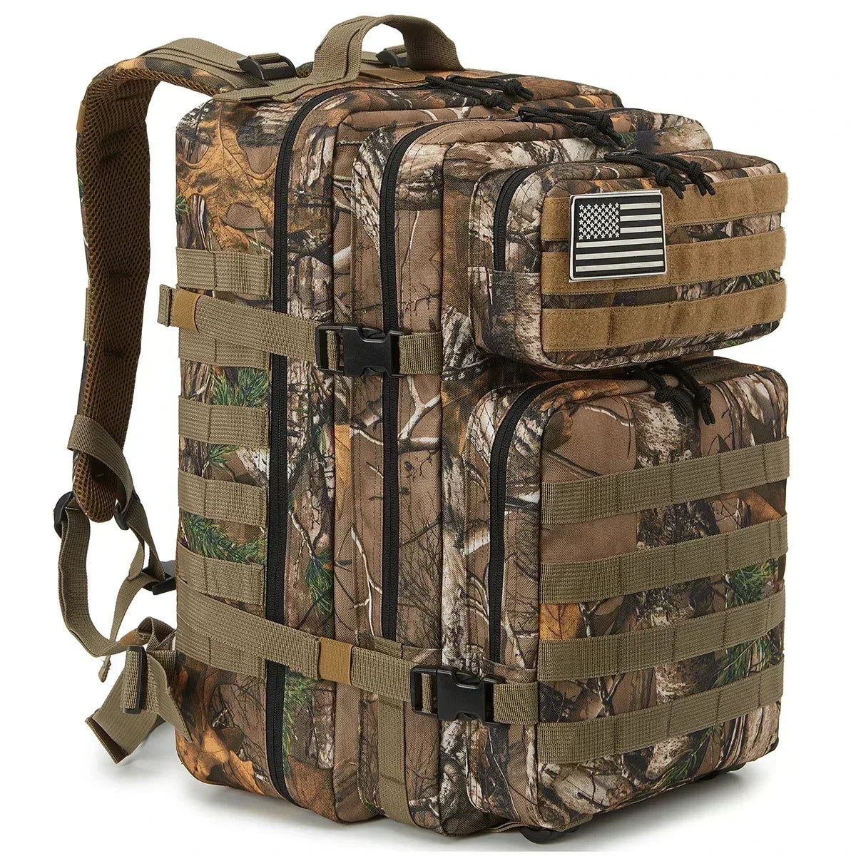 45L Hunting Large Capacity Outdoor Tactical Backpack for Men and Women 3 Day Gym Hiking Bag for Trekking Camping Daypack