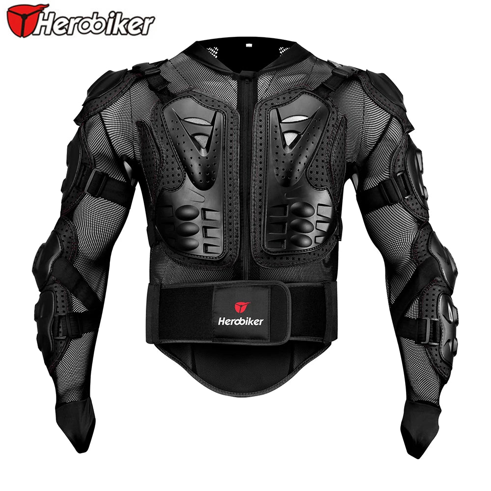 HEROBIKER Motorcycle Jacket Men's Armor Racing Protector Armor Motorbike ATV Motocross Protection Moto Riding Protective Gear