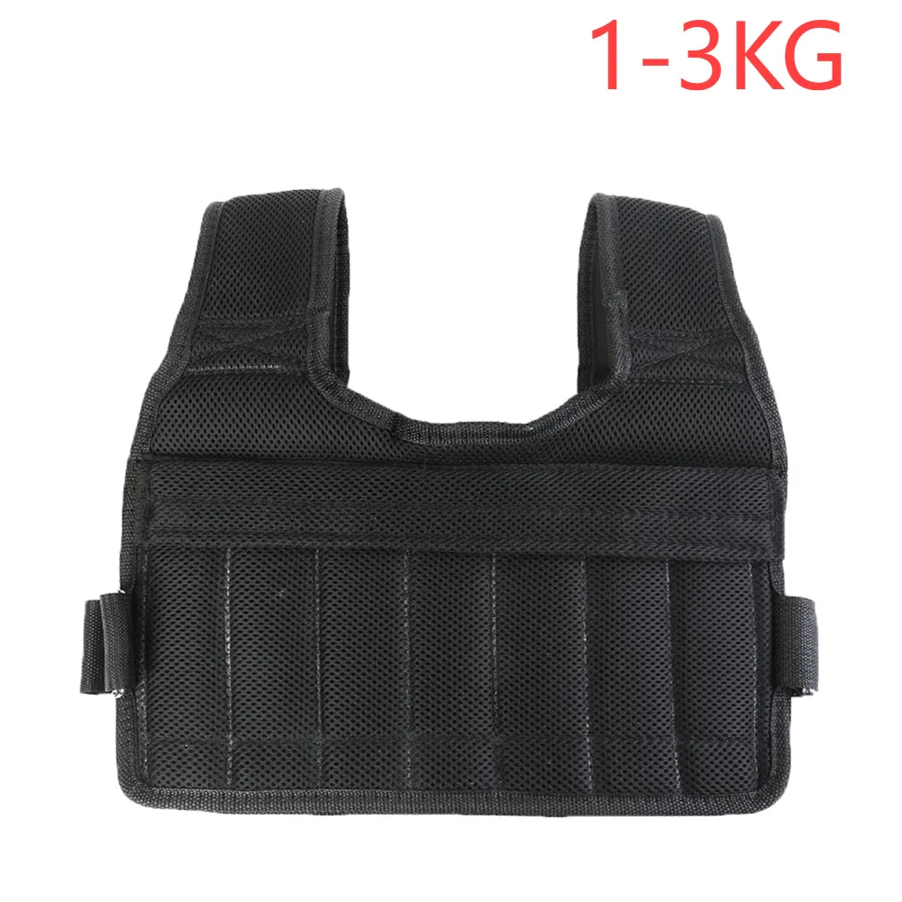 Loading Weighted Vest Adjustable Weight Training Jacket for Boxing Fitness Equipment