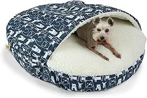 Luxury Orthopedic Cozy Cave Pet Bed Showdog Collection Extra Large Merlin Linen