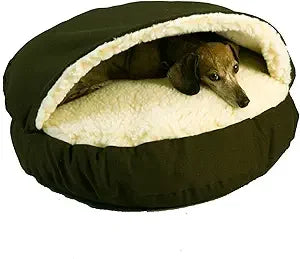 Luxury Orthopedic Cozy Cave Pet Bed Showdog Collection Extra Large Merlin Linen