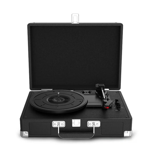 Maio C210 Belt Driven Vintage Gramophone Turntable with Built-In Speakers High Fidelity Stereo 3 Speed Vinyl Record Player