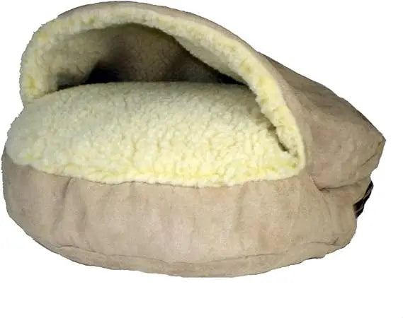 Luxury Orthopedic Cozy Cave Pet Bed Showdog Collection Extra Large Merlin Linen